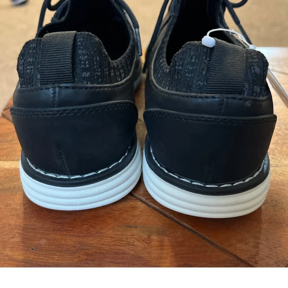 Cat & Jack Kids Black Knit Hybrid Dress Oxford Sneakers Size 4 (Big boy) NEW